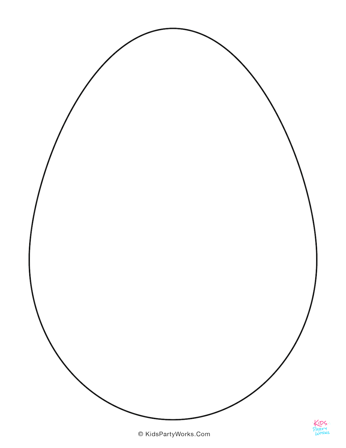 Free Printable Easter Egg Template Printables Template Free