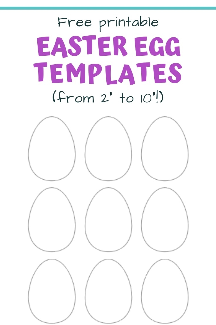 Free Printable Easter Egg Templates Printable Online