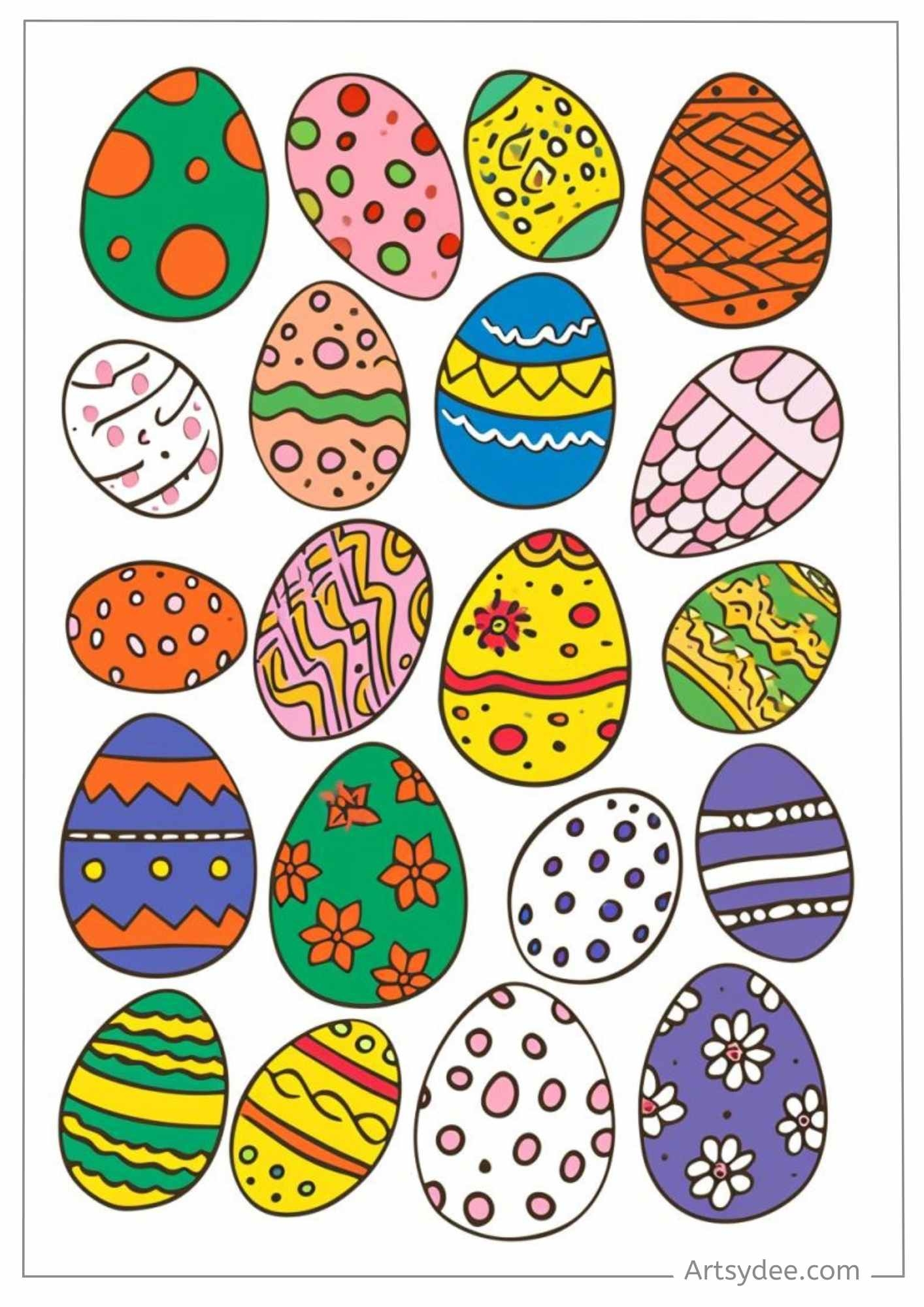 Free Printable Easter Templates Hop Into Easter Fun Artsydee 
