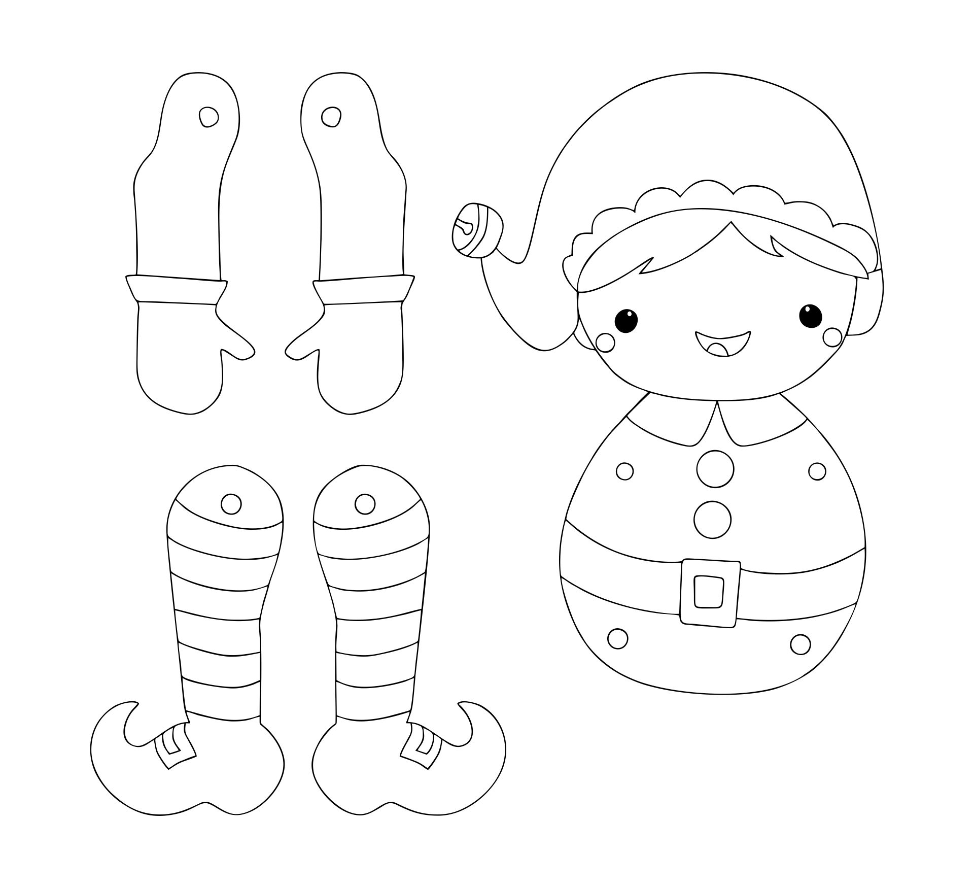 Free Printable Elf Template For Photo Printable Templates