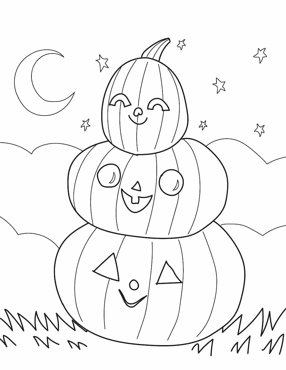Free Printable Fall Coloring Pages For Preschoolers