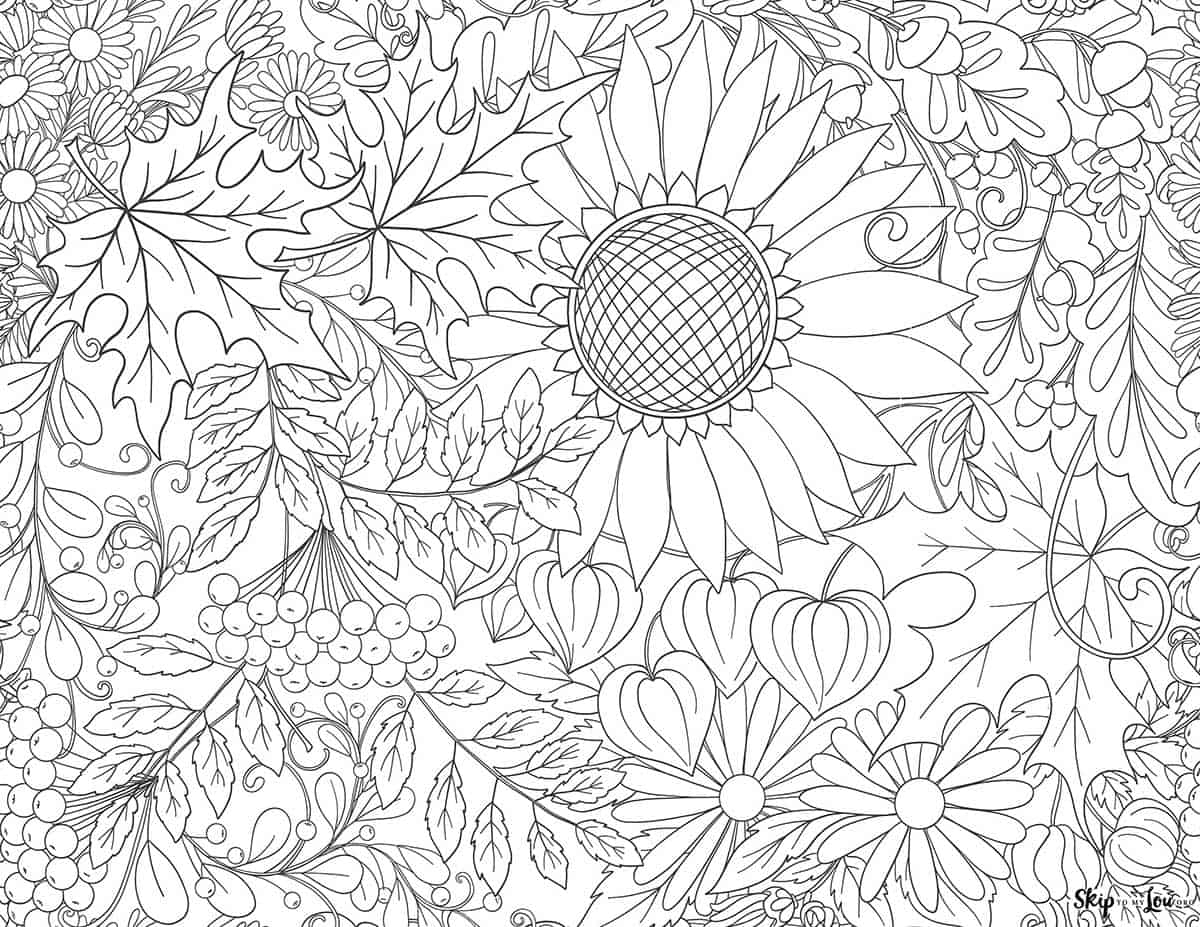 FREE Printable Fall Coloring Pages Skip To My Lou