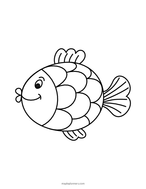 Free Printable Fish Coloring Pages 59 OFF