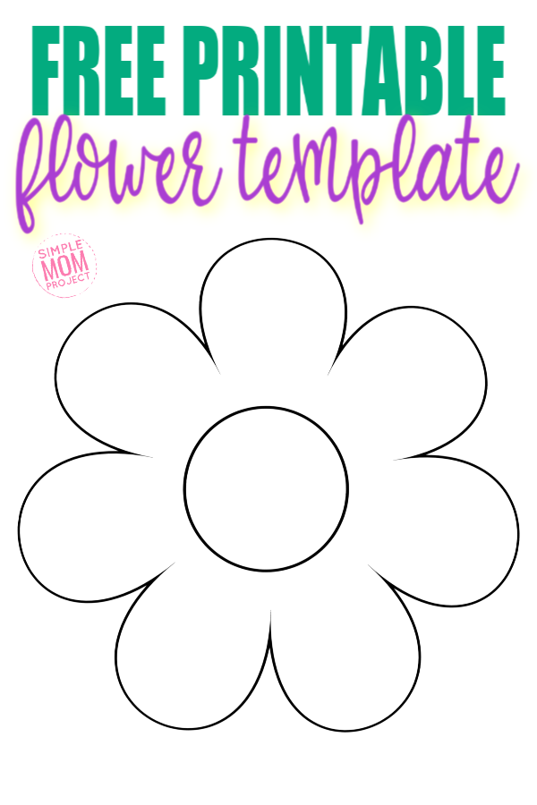 Free Printable Flower Template Flower Templates Printable Flower 