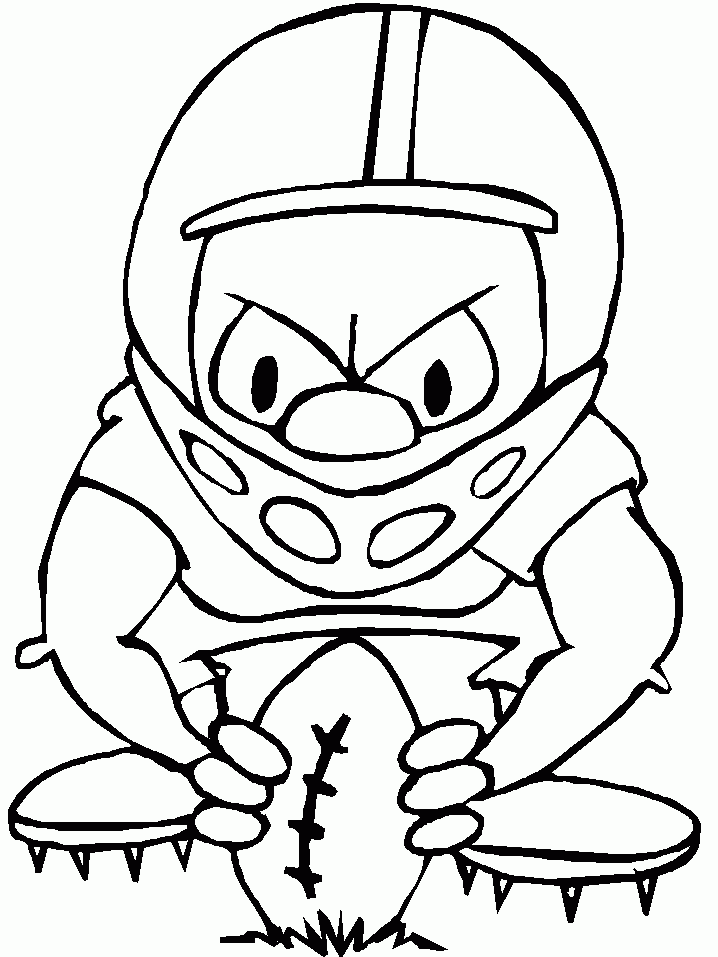 Free Printable Football Coloring Pages Coloring Home
