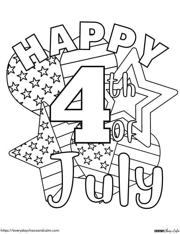 FREE Printable Fourth Of July Coloring Pages Skip To My Lou 55 OFF