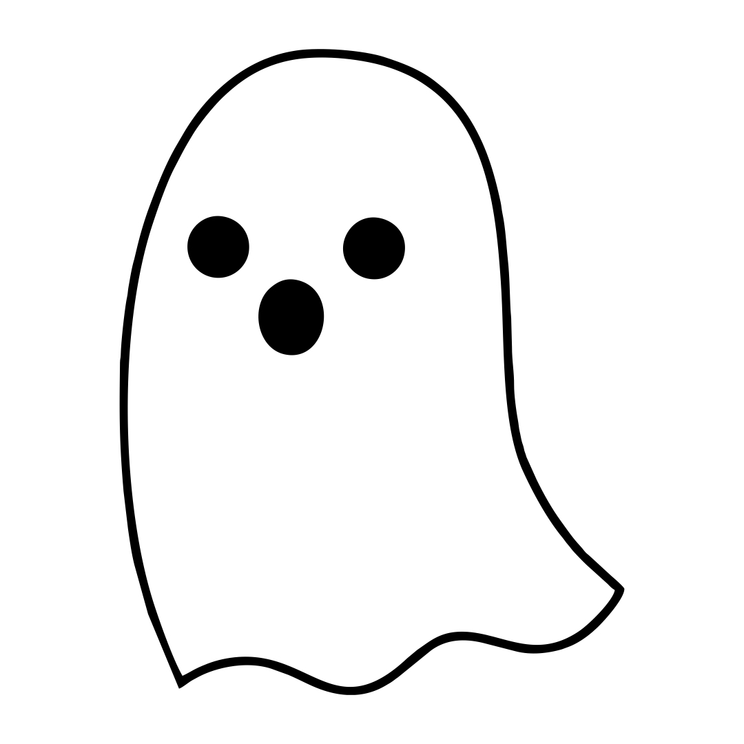 Free Printable Ghost Templates Free Printable Templates
