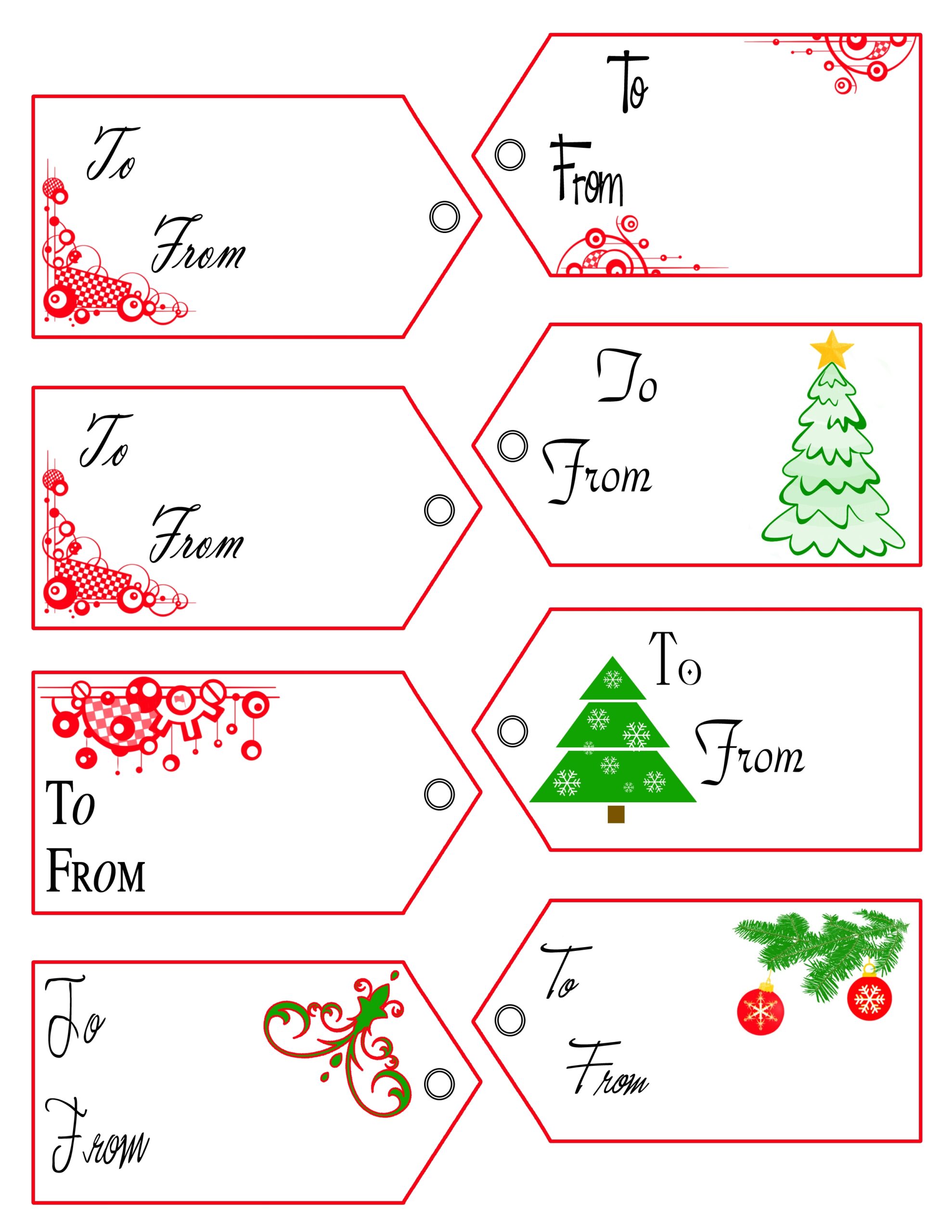 Free Printable Gift Label Template Printable Templates