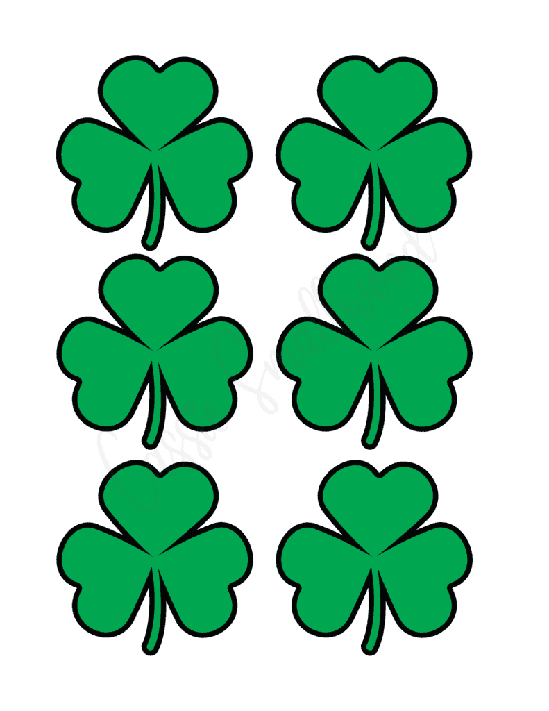 Free Printable Green Shamrock Template Printable Templates Online By 