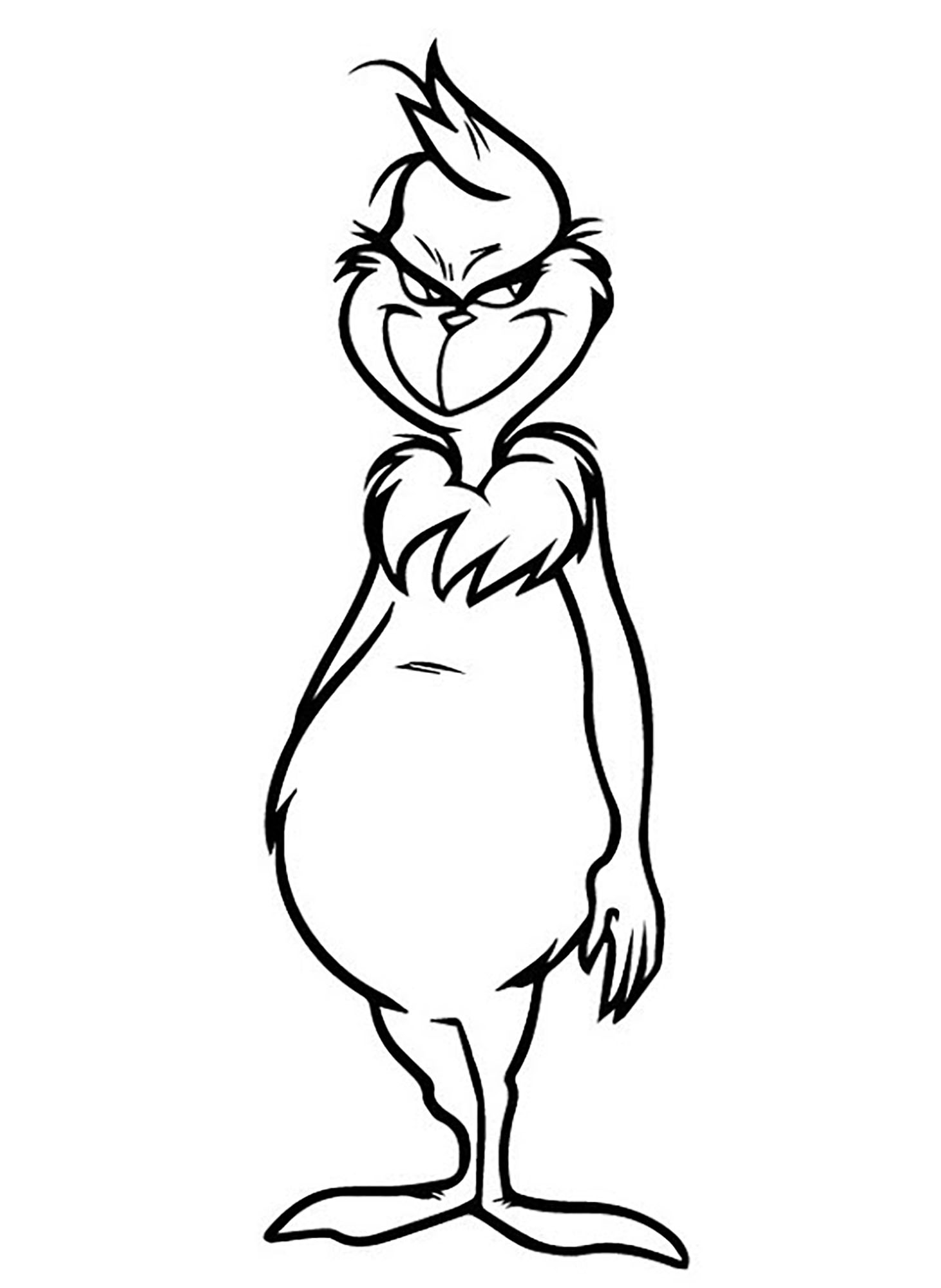 Free Printable Grinch Coloring Pages