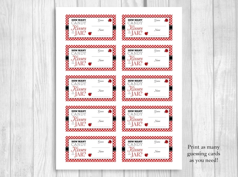 Free Printable Guess How Many Sweets In The Jar Template Printable 