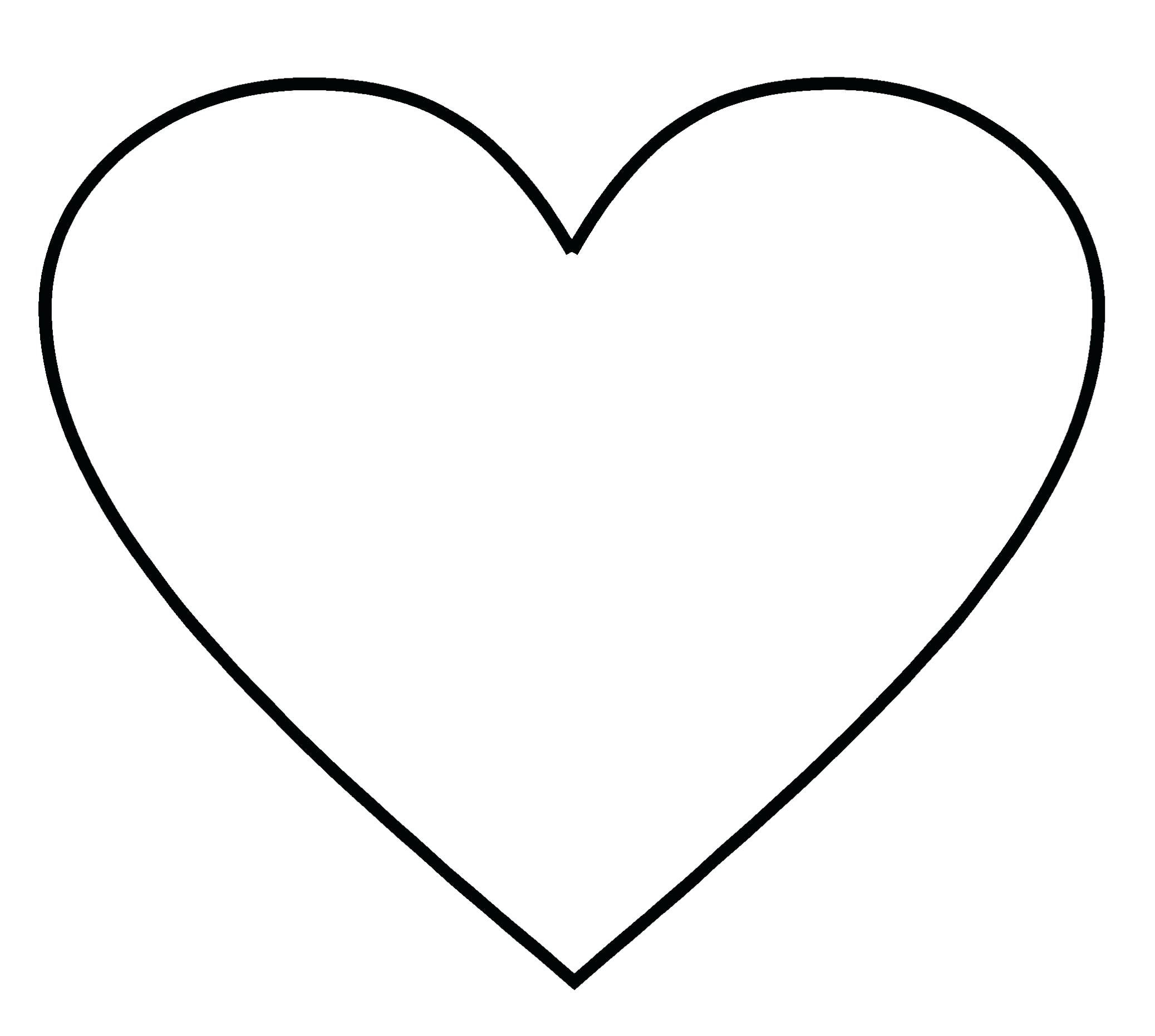 Free Printable Heart Shape Templates