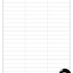 Free Printable Karaoke List Templates FREE Printables
