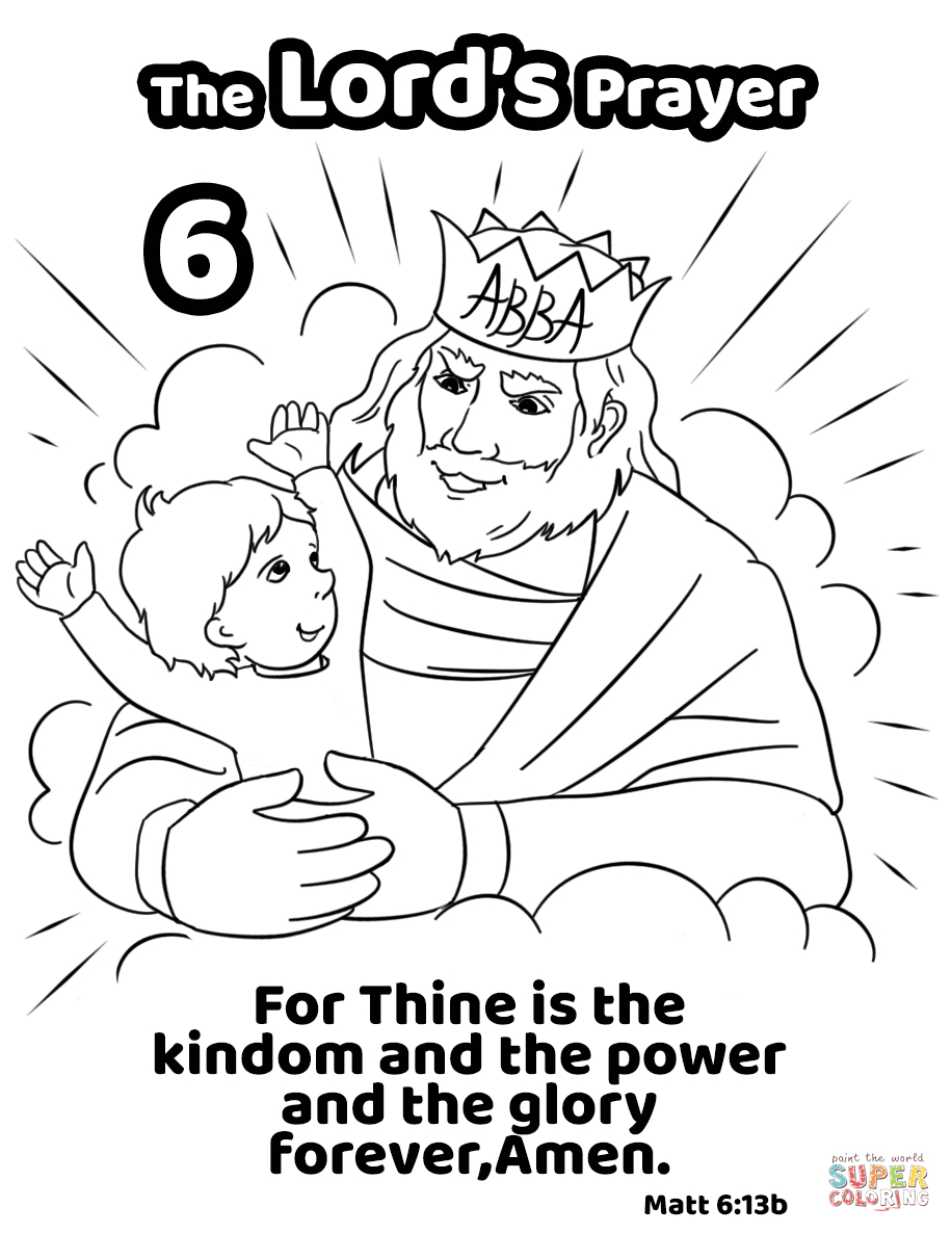Free Printable Lord 39 s Prayer Coloring Pages Free Printable
