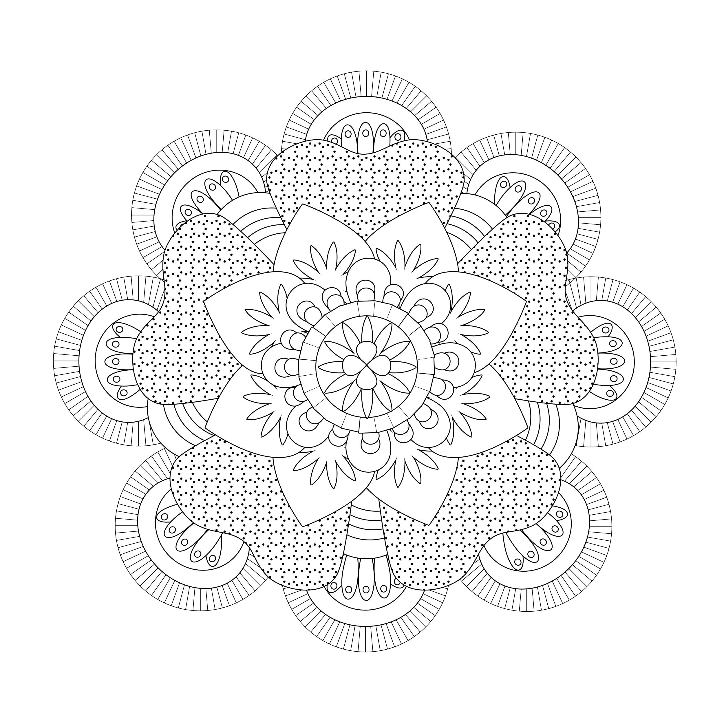 Free Printable Mandala Coloring Pages For Adults Best Coloring Pages 