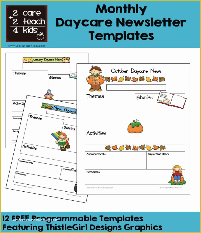 Free Printable Newsletter Templates Of Child Care Newsletters Free 
