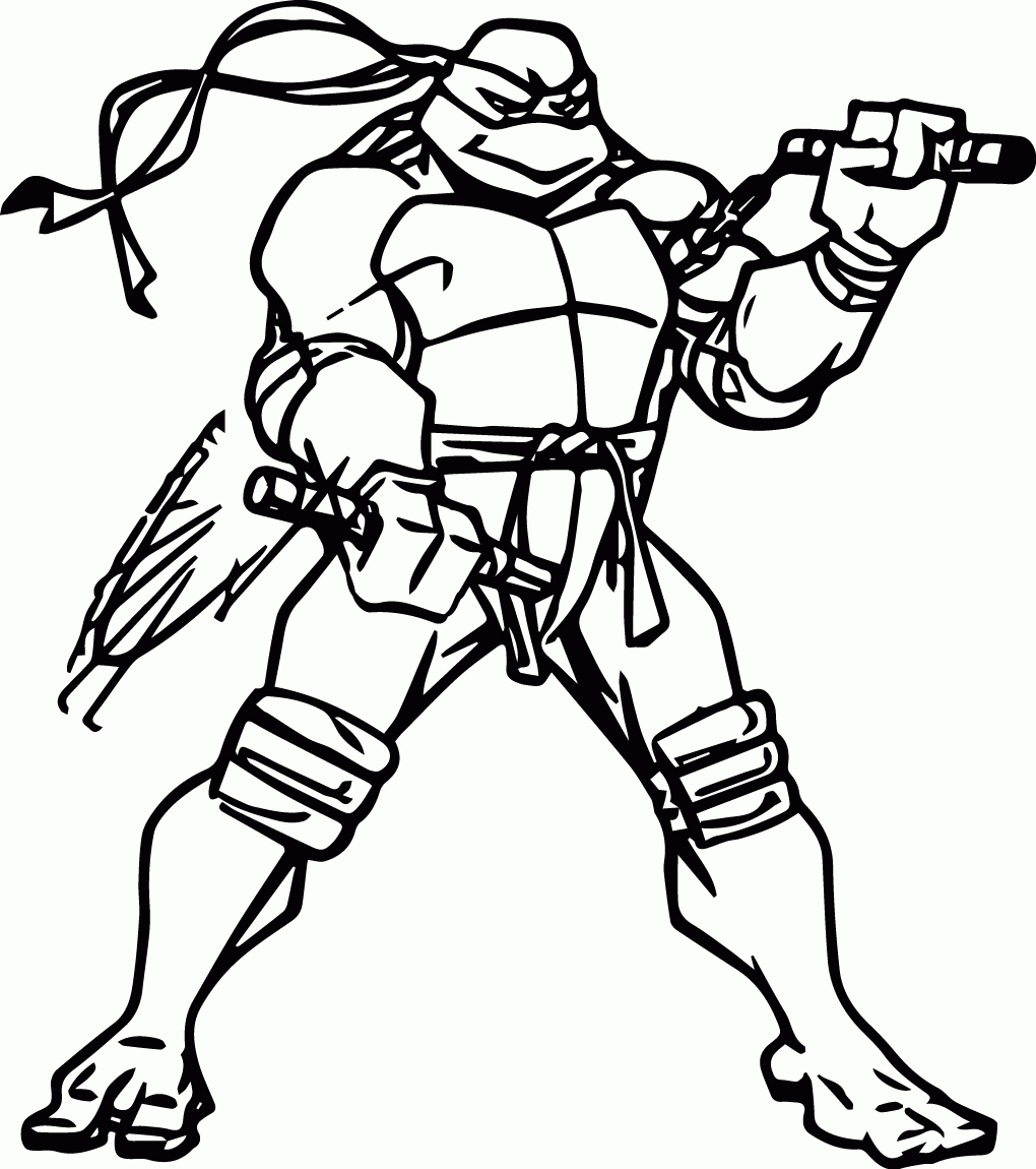 Free Printable Ninja Turtle Coloring Pages