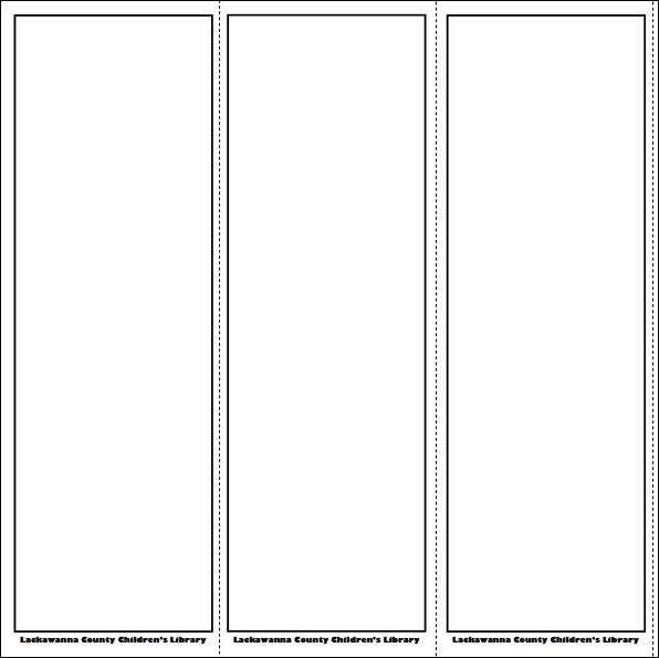 Free Printable Photo Bookmark Templates