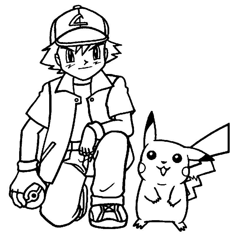 Free Printable Pikachu Coloring Pages For Kids