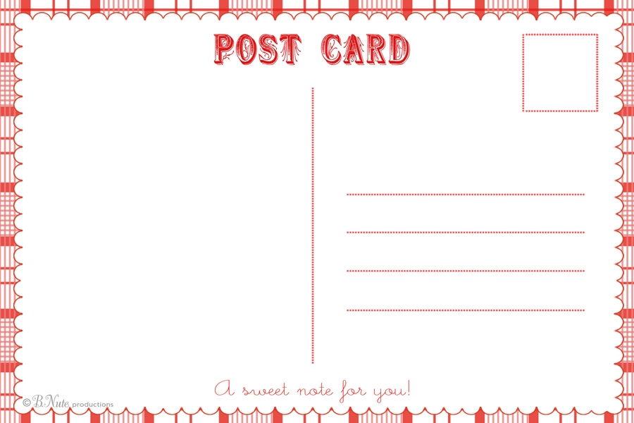 Free Printable Postcard Invitations Template Printable Templates
