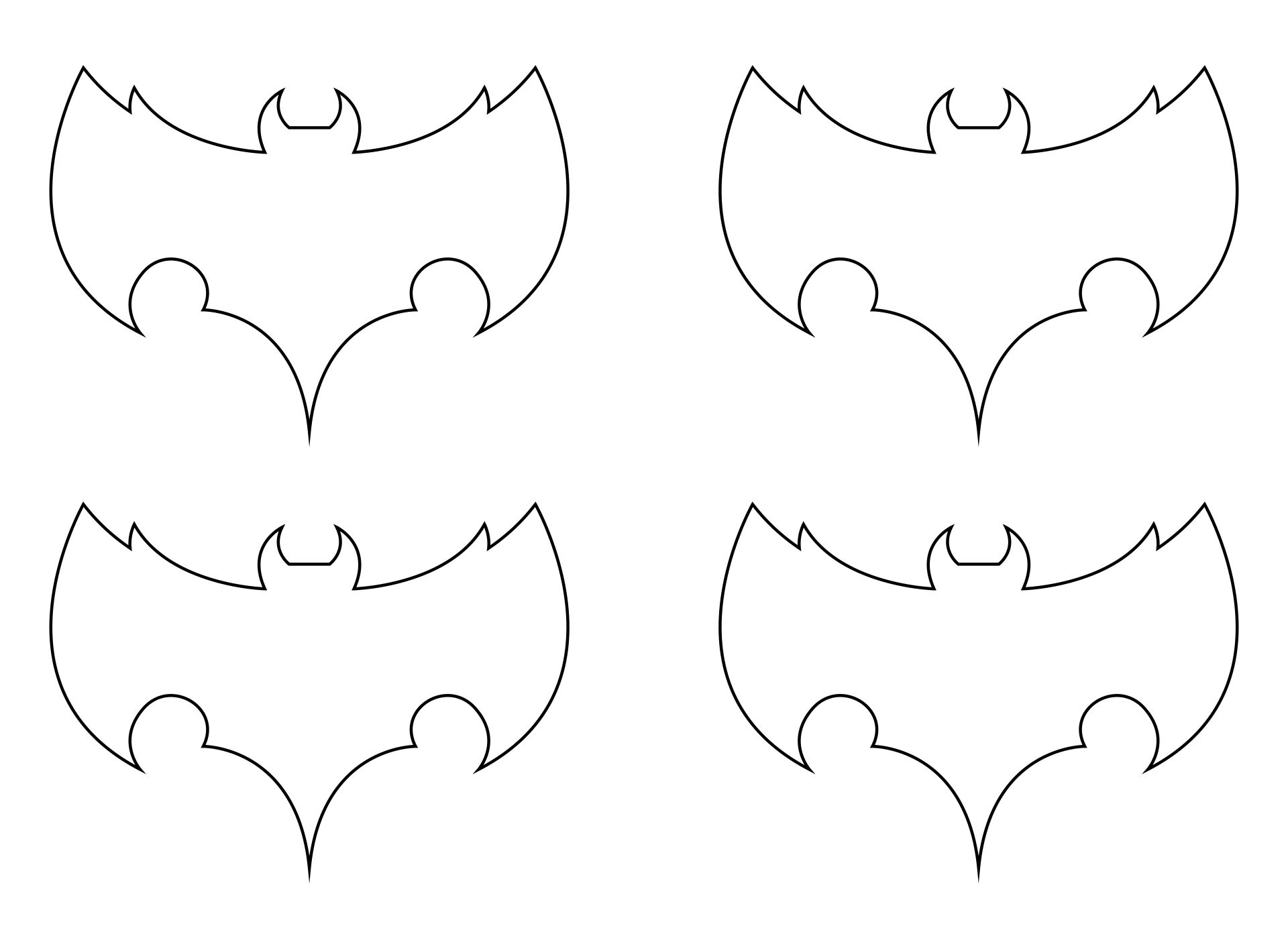 Free Printable Printable Bat Template Printable Templates