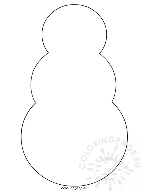 Free Printable Printable Snowman Face Template