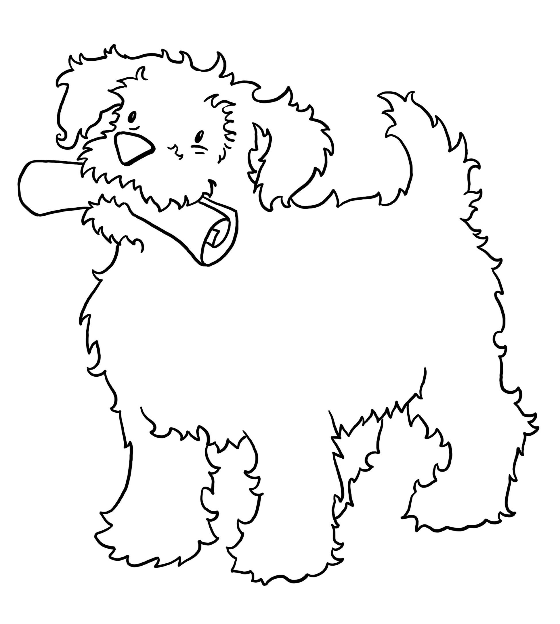 Free Printable Puppies Coloring Pages For Kids