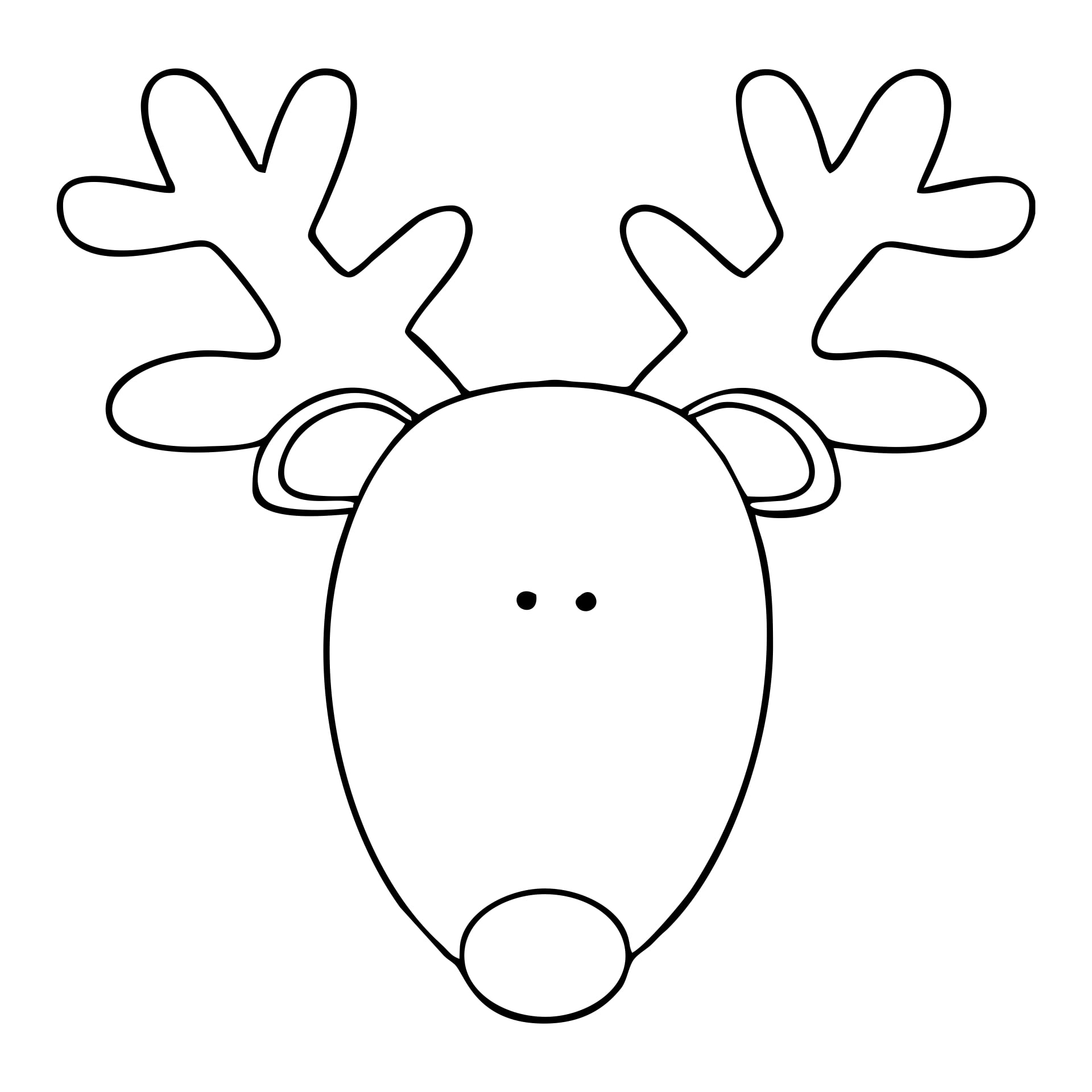 Free Printable Reindeer Templates Free Printable