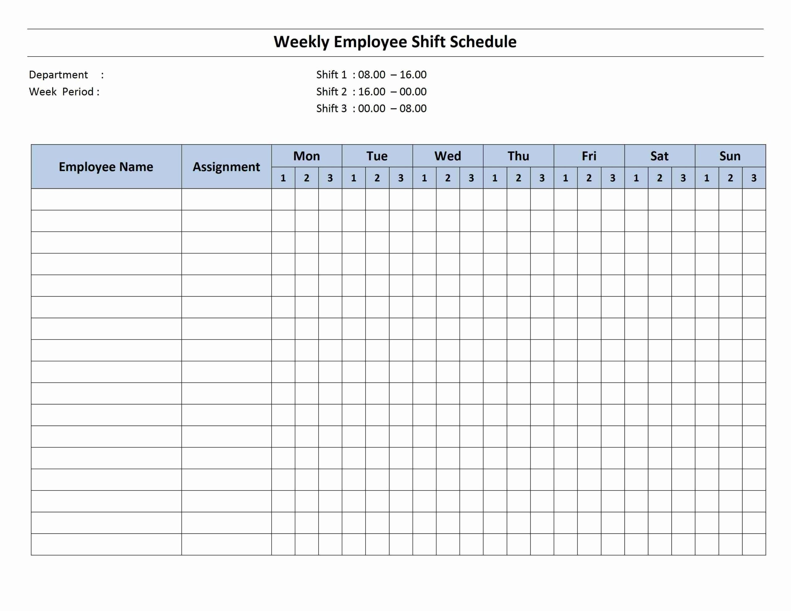 Free Printable Schedule Template For Bogiolo Riset