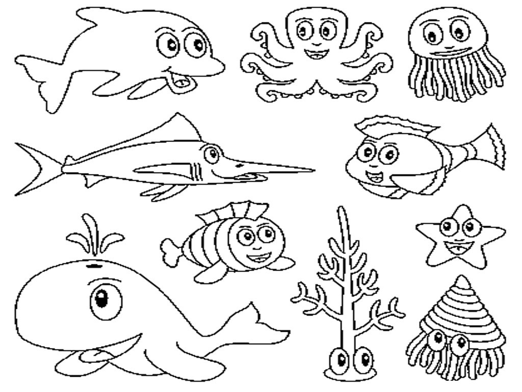Free Printable Sea Creature Templates Free Printable