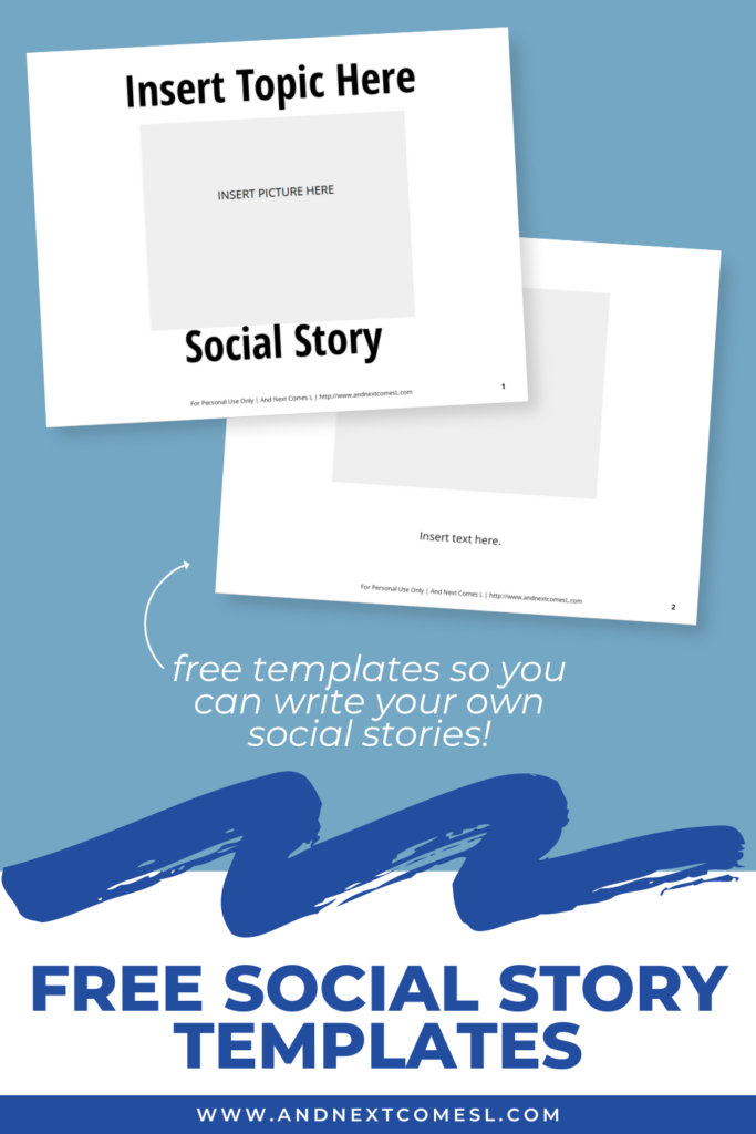 Free Printable Social Story Template Free Printable Templates
