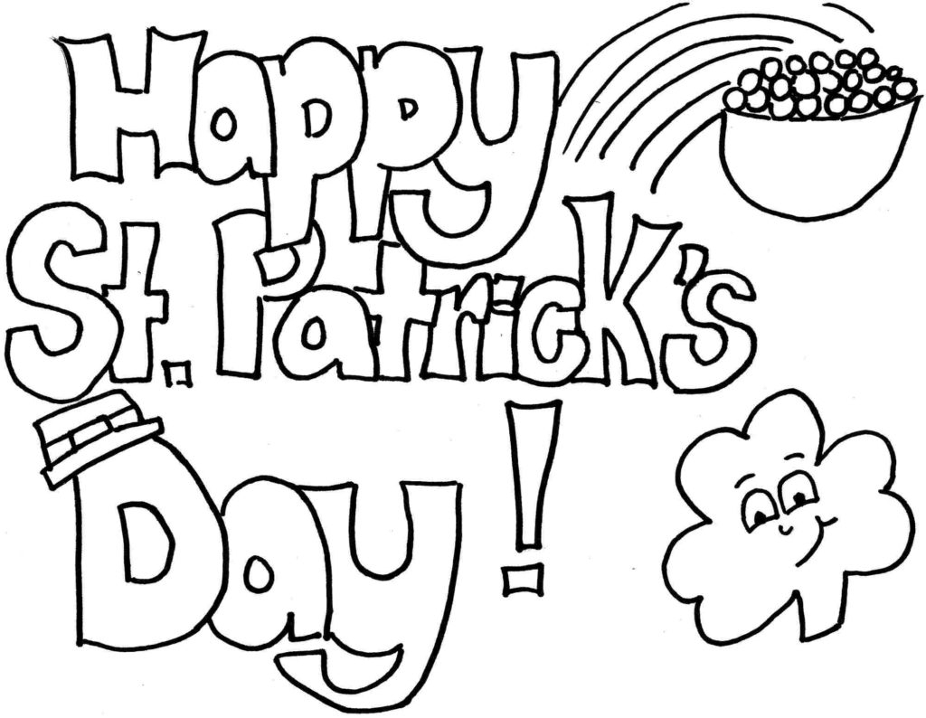 Free Printable St Patrick Day Coloring Pages At GetColorings Free