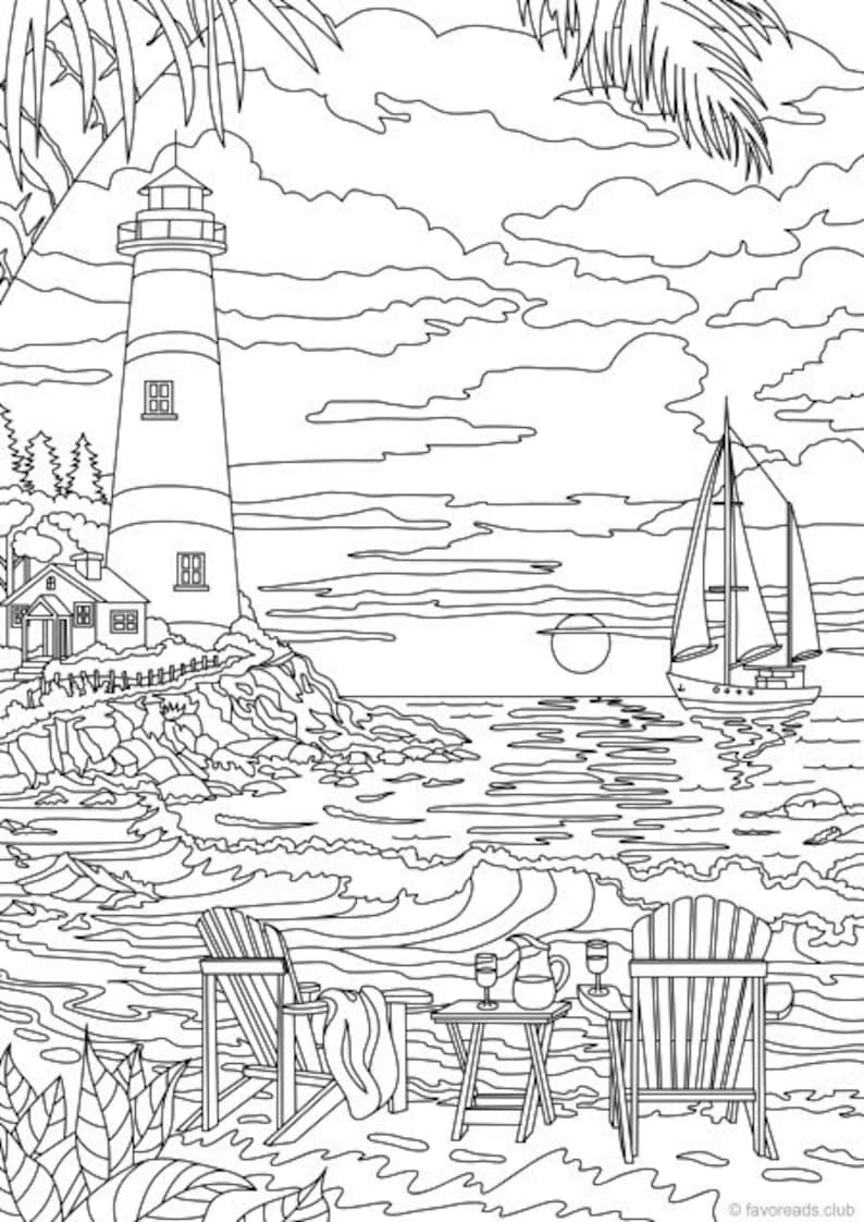 Free Printable Summertime Coloring Pages Dejanato Vrogue co