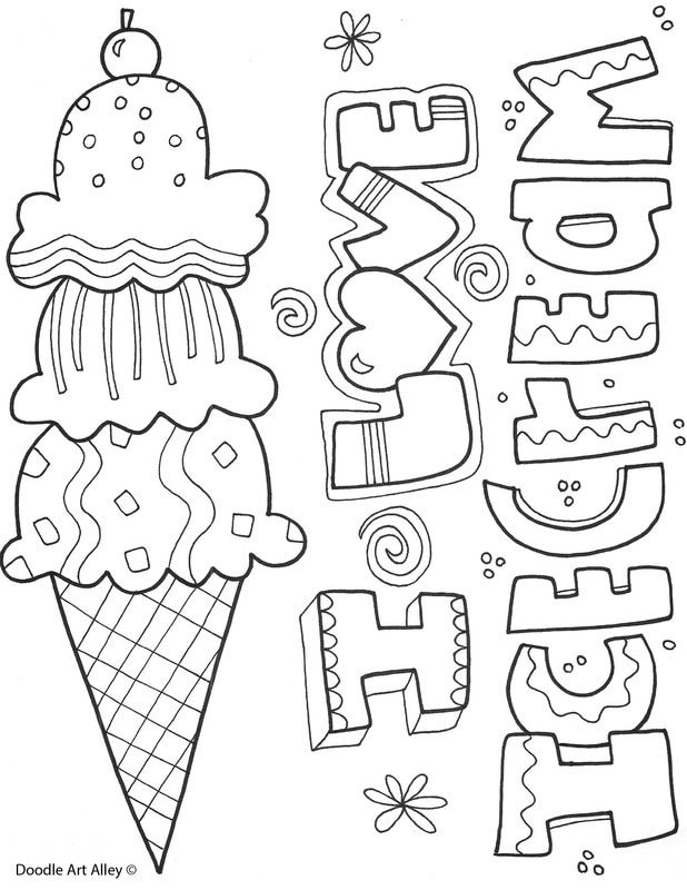 Free Printable Summertime Coloring Pages Printable Calendars AT A GLANCE