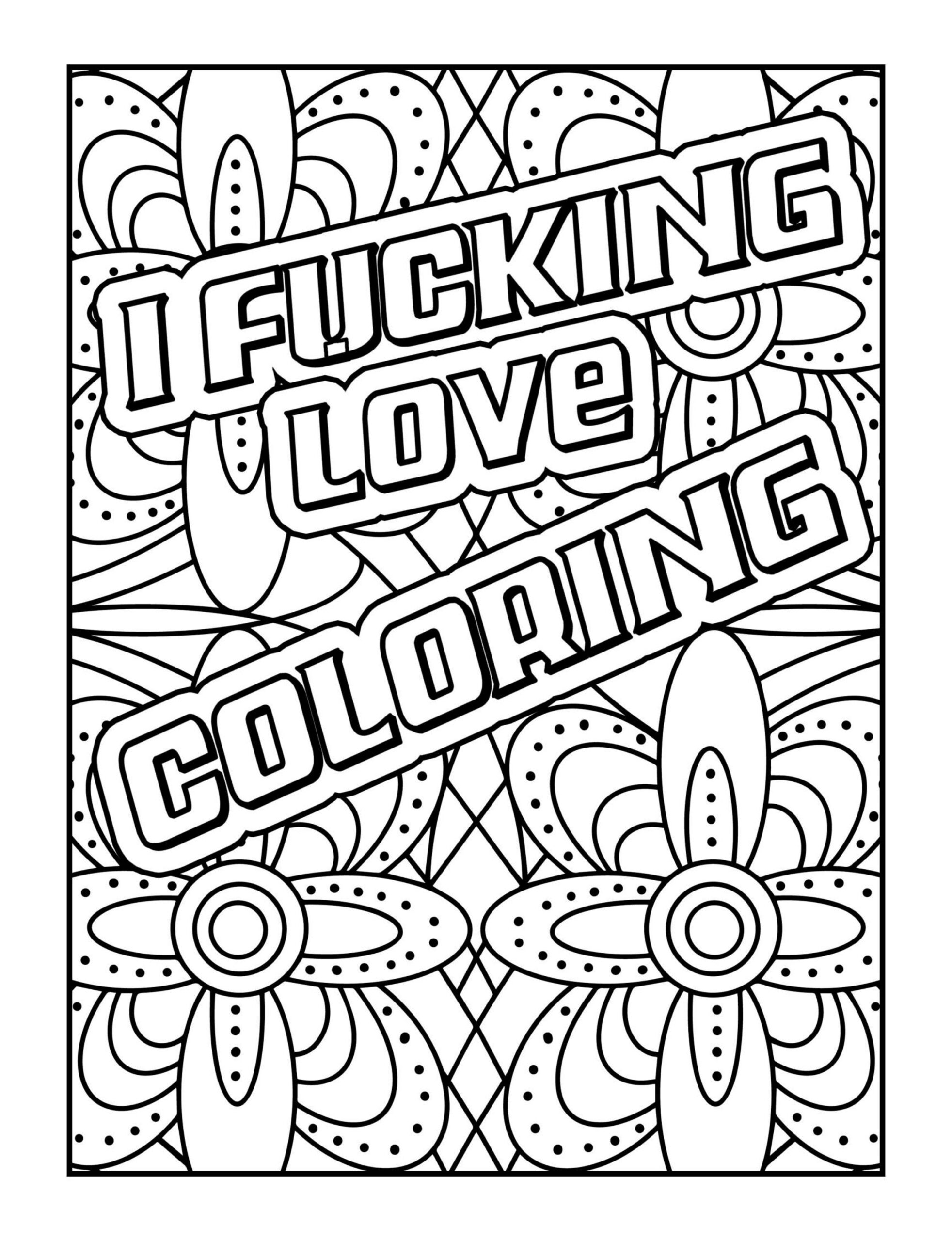 Free Printable Swearing Coloring Pages Forprintable T Vrogue co