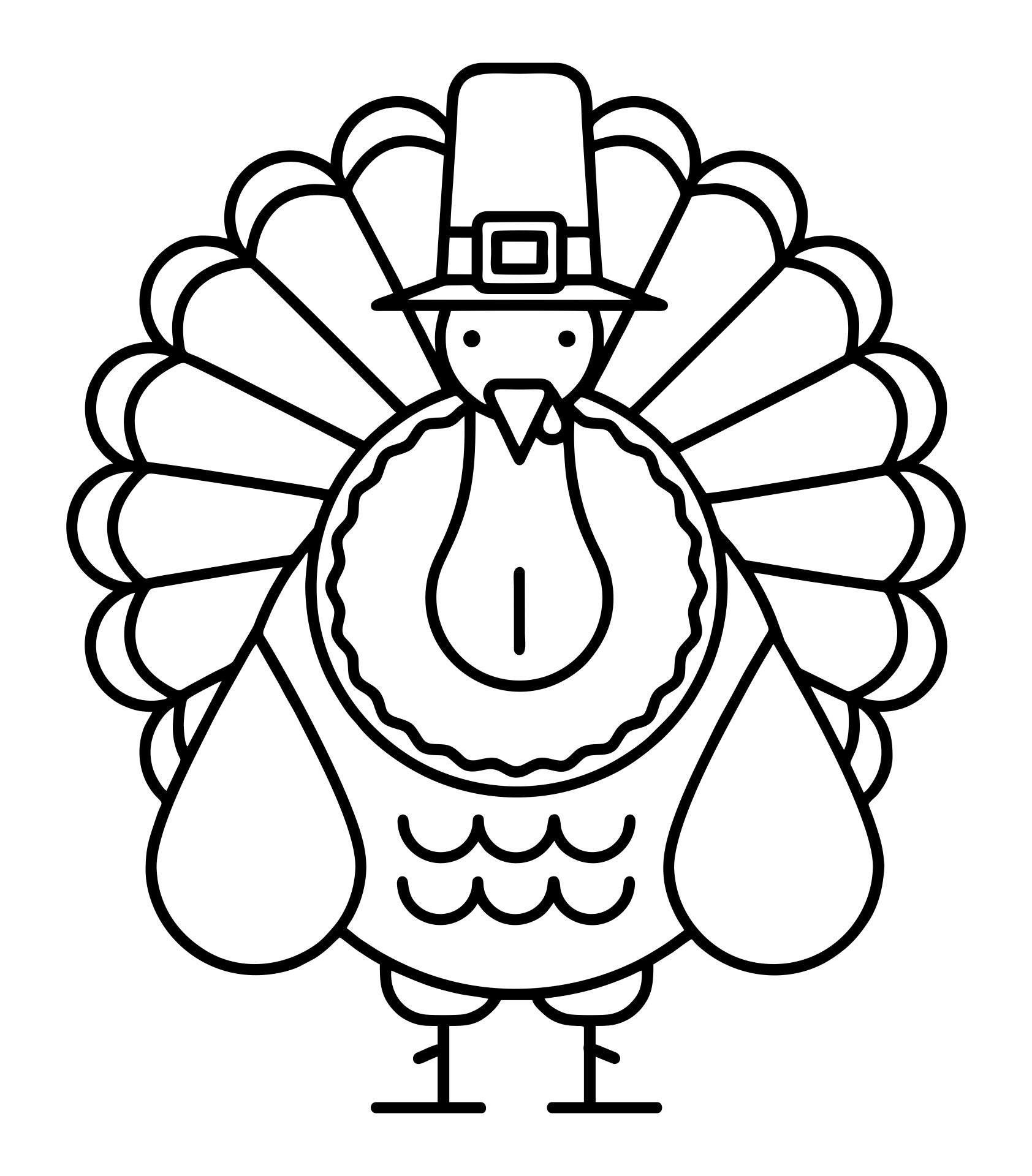 Free Printable Thanksgiving Turkey Template Printable Templates 