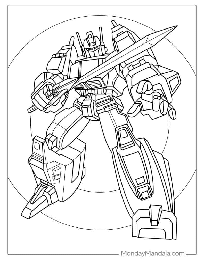 Free Printable Transformers Coloring Pages Printable Coloring Pages