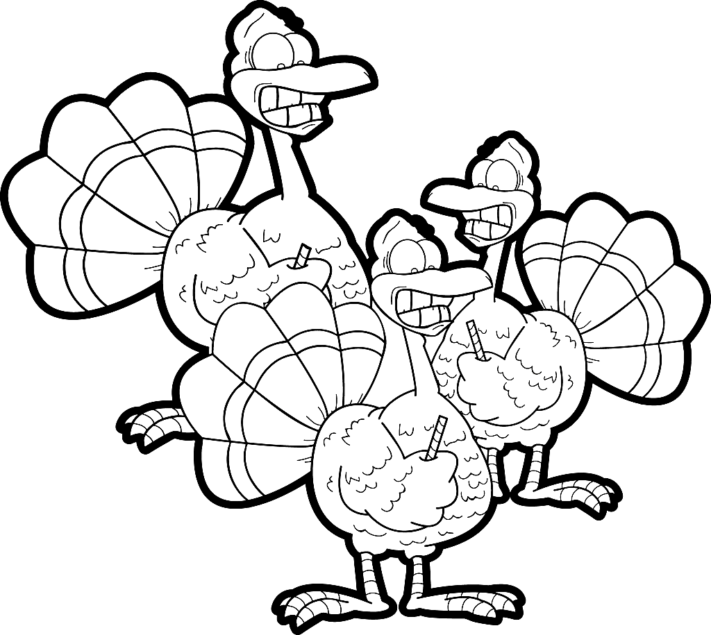Free Printable Turkeys Coloring Page Free Printable Coloring Pages