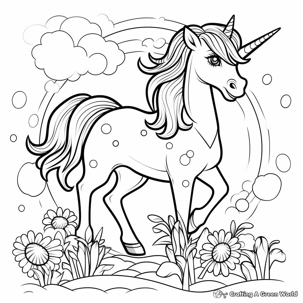 Free Printable Unicorn Coloring Pages