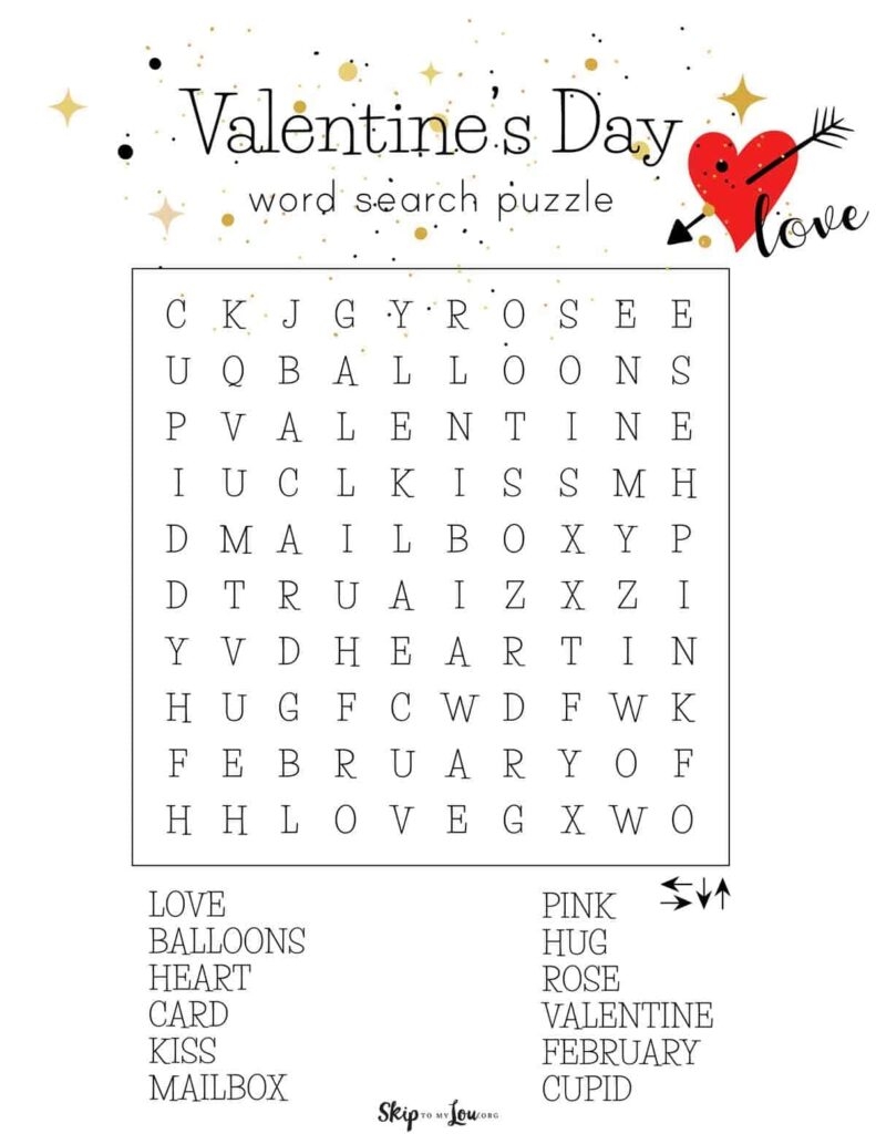Free Printable Valentine Crossword Puzzles Free Crossword Puzzles