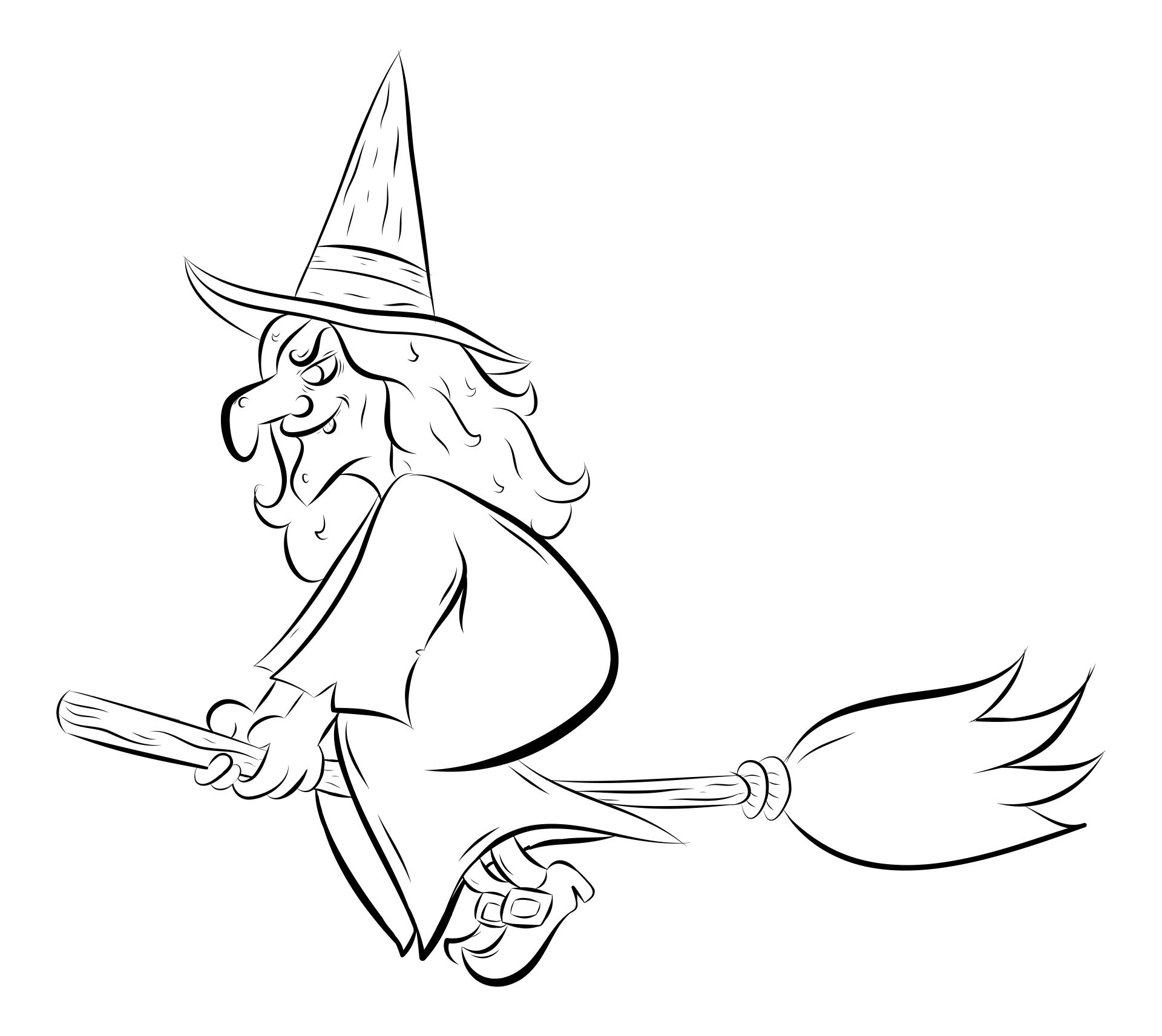 Free Printable Witch Template Free Printable
