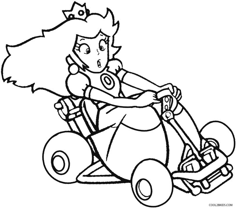 Free Printing Coloring Pages Mario Kart 8 Download Free Printing 