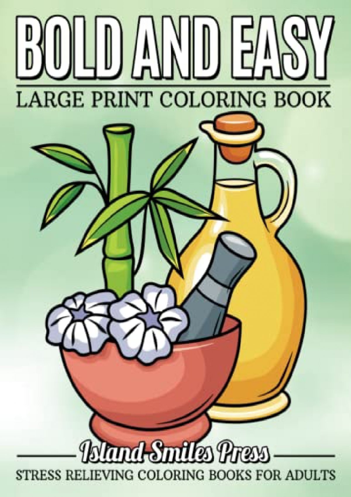 FREE READ PDF Bold And Easy Large Print Coloring Book Featuring 40 