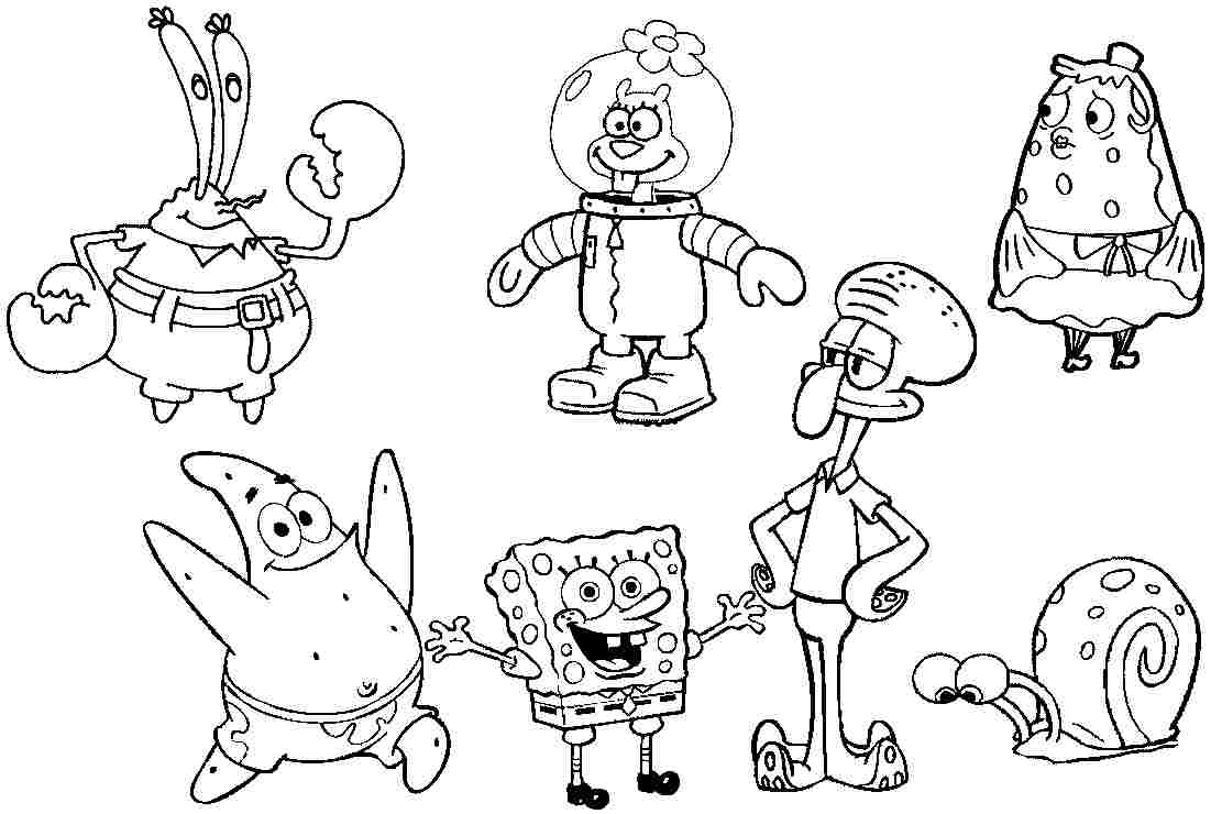 Free Spongebob Coloring Pages At GetDrawings Free Download