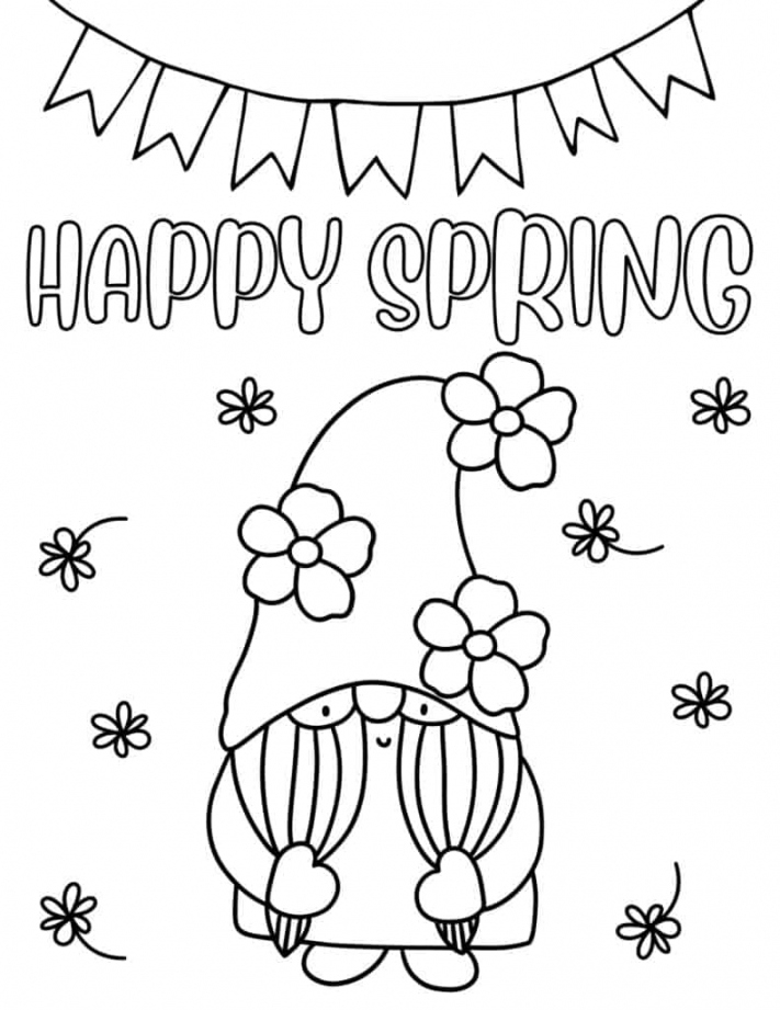 Free Spring Printable Coloring Pages FREE Printable HQ