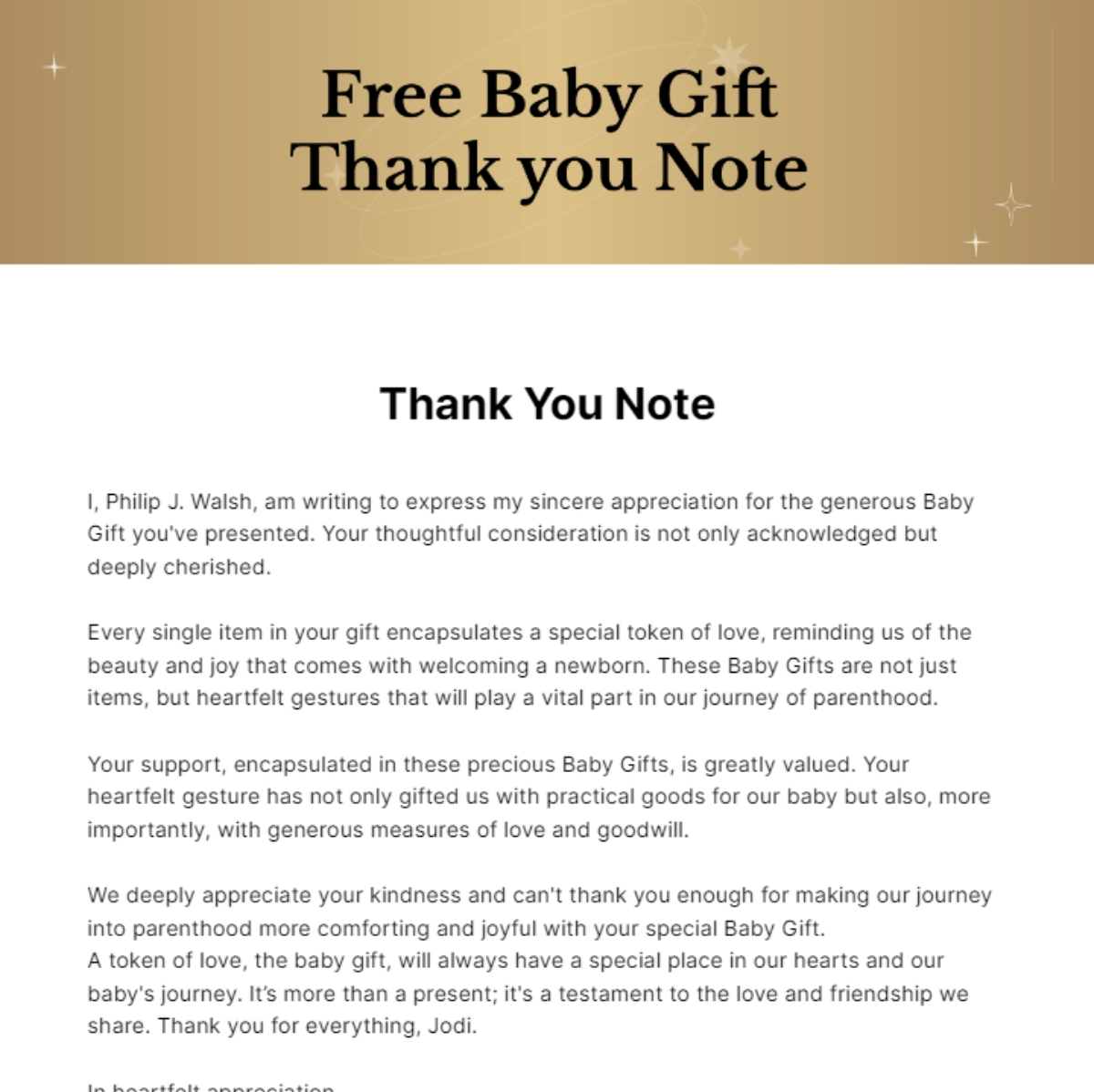 Free Thank You Note Templates Editable And Printable
