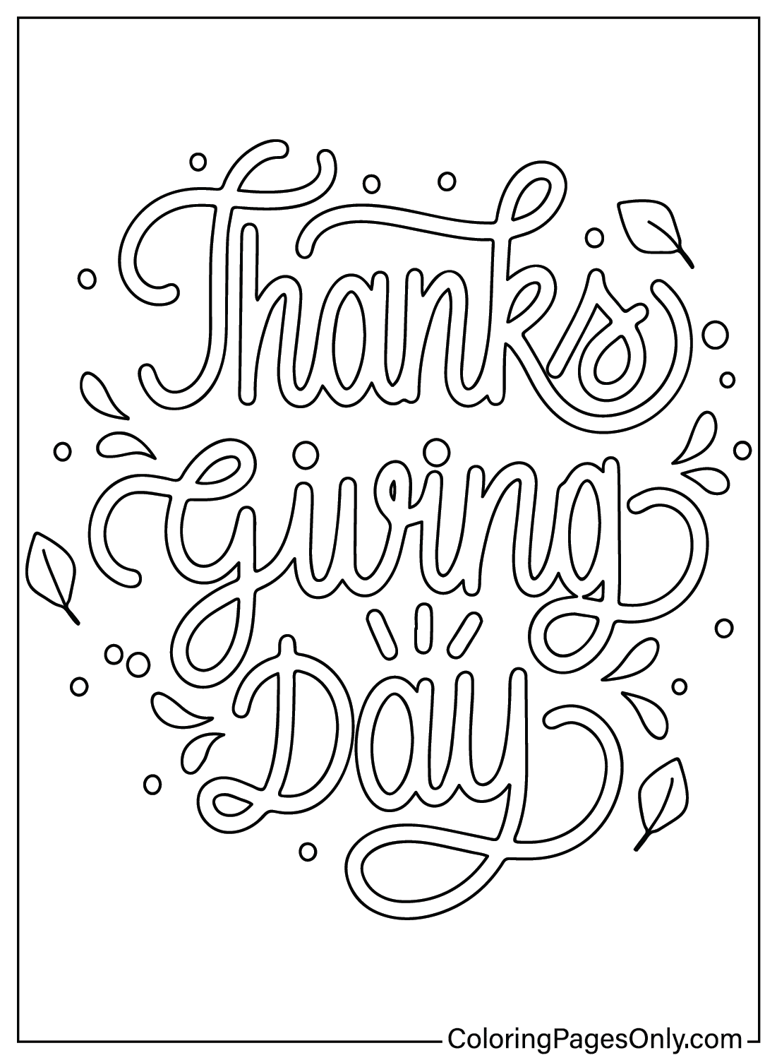 Free Thanksgiving Coloring Pages Printable Free Printable Coloring Pages