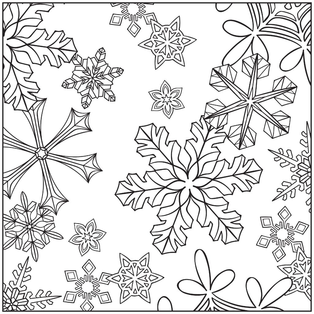 Free Winter Coloring Pages Printable