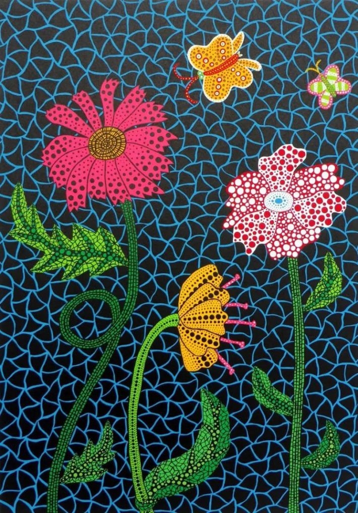 Free Yayoi Kusama Coloring Sheet Fox Hazel Free Art Designs