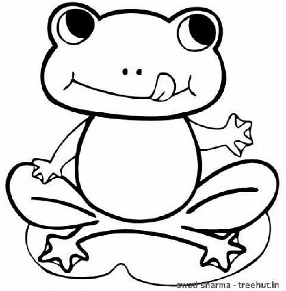 Frog Coloring Pages Free Printable Calendar Printables
